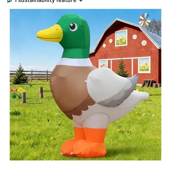 Inflatable duck - Picture 2 of 2
